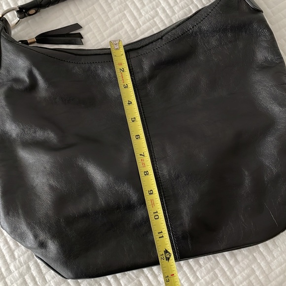 H&M 100% genuine leather shoulder bag/Black - Picture 13 of 14